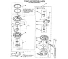 KitchenAid KUDS23HY1 pump and motor diagram