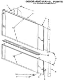 Door and panel