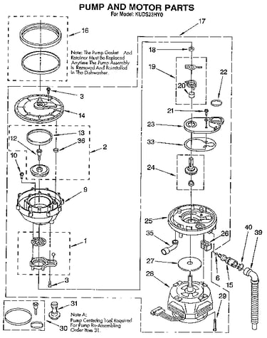 Pump and motor