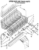 Upper rack and track