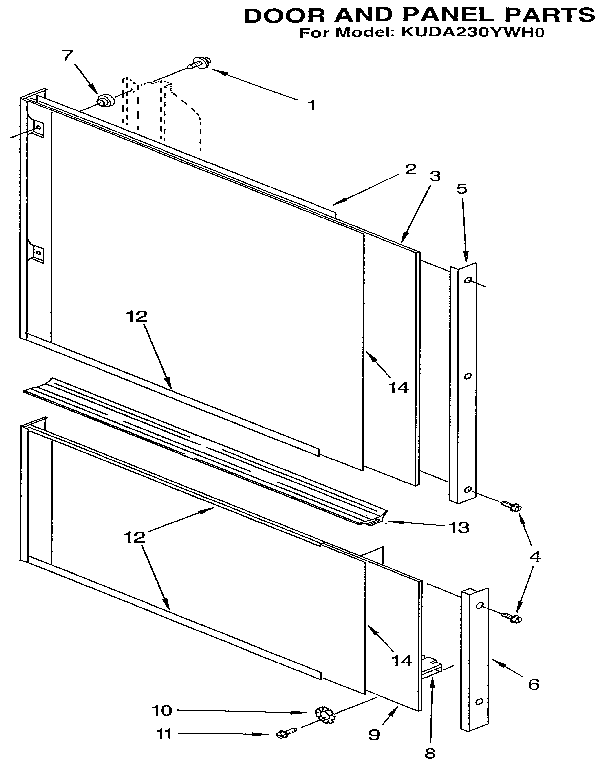 Door and panel