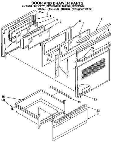 Door and drawer