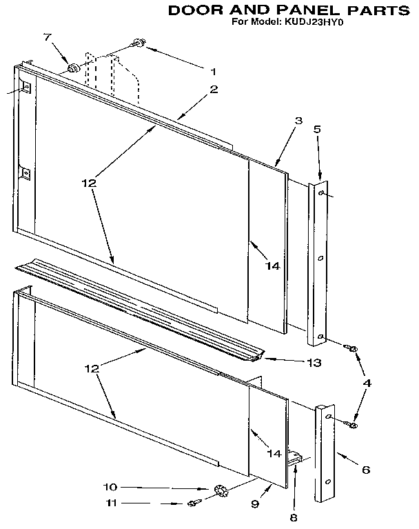 Door and panel