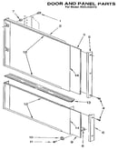 Door and panel