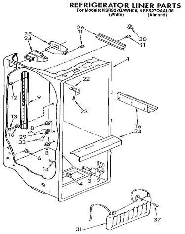 Refrigerator liner