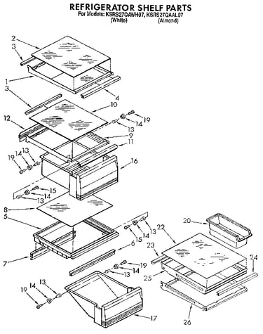 Refrigerator shelf