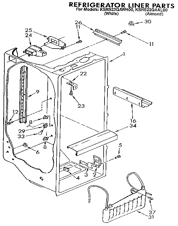 Refrigerator liner