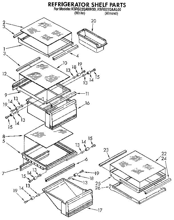 Refrigerator shelf