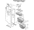 KitchenAid KSRS22QAAL00 refrigerator liner diagram