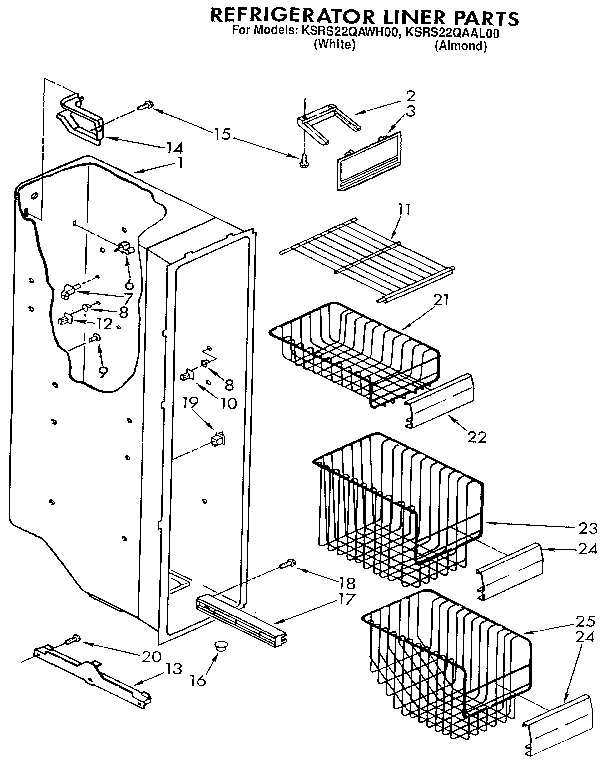 Refrigerator liner