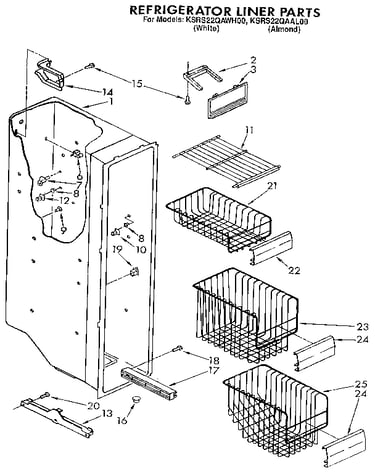 Refrigerator liner