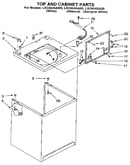 Top and cabinet