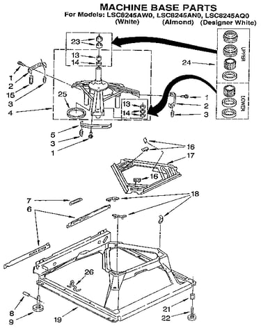 Machine base