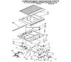 KitchenAid KTRS20MAAL00 compartment separator diagram