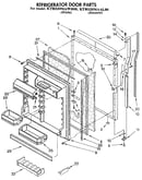 Refrigerator door
