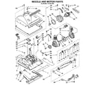 Kenmore 1163341090 nozzle and motor diagram