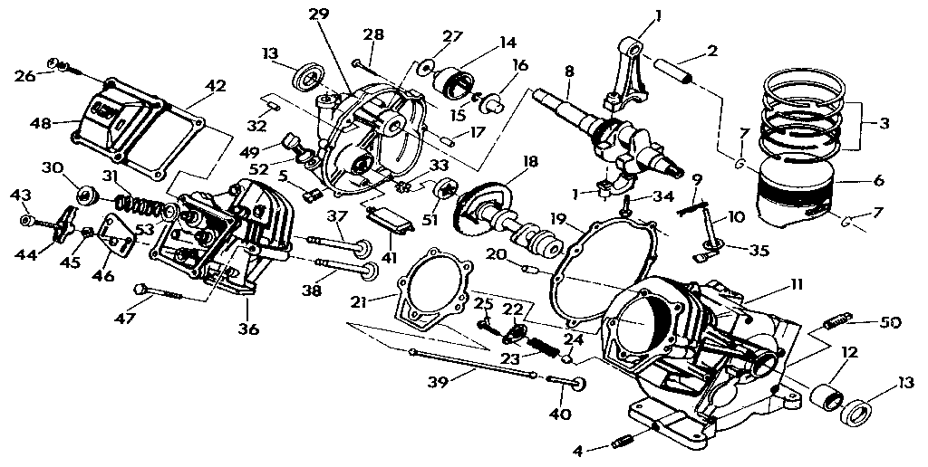 Crankcase assembly