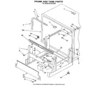 KitchenAid KUDB23HY0 frame and tank diagram