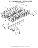 Upper rack and track