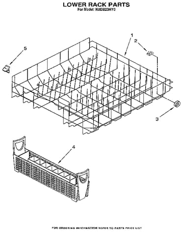 Lower rack