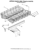 Upper rack and track