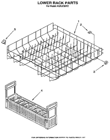 Lower rack