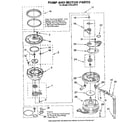KitchenAid KUDJ230Y2 pump and motor diagram