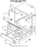 Frame and tank
