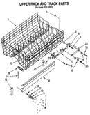 Upper rack and track