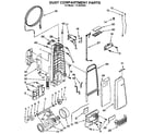 Kenmore 1163238090 dust compartment diagram