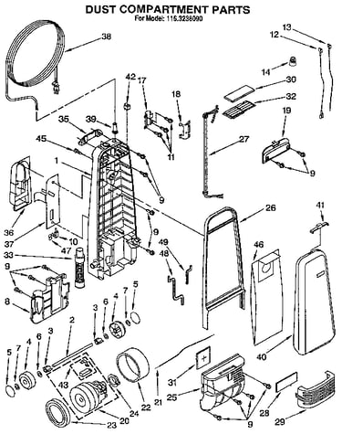 Dust compartment