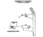 Kenmore 1163238090 handle diagram