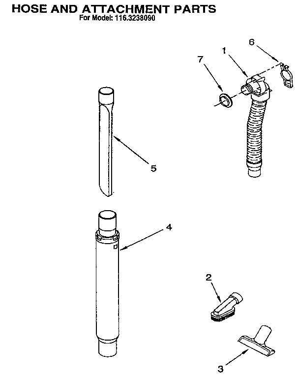 Hose and attachment