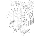 Frigidaire FRT22THAW0/Z0 cabinet parts diagram