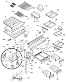 Refrigerator cabinet parts