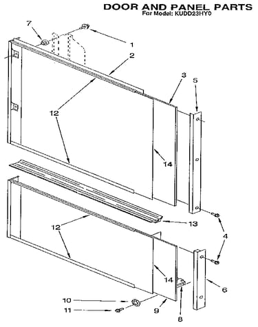 Door and panel