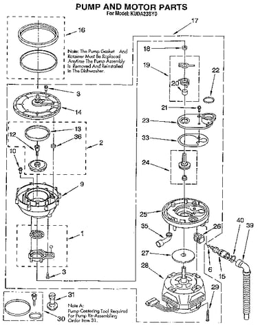 Pump and motor
