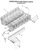 Upper rack and track