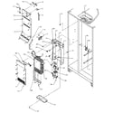 Amana SXD25N-P1162406W evaporator and air handling diagram