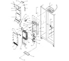 Amana SXD25NP-P1162407W evaporator and air handling diagram