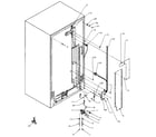 Amana SXD25NP-P1162407W rear cabinet water supply diagram