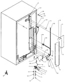 Rear cabinet water supply