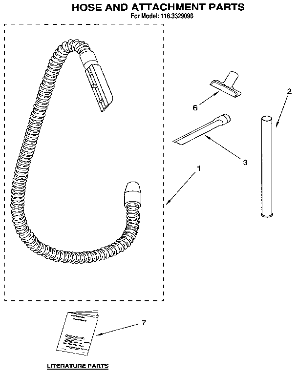 Hose and attachment