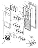 Refrigerator door