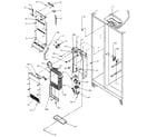 Amana SXD27N-P1162408W evaporator and air handling diagram