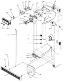 Refrigerator/freezer controls and cabinet
