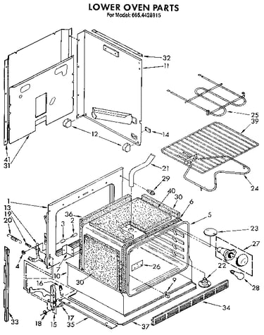 Lower oven