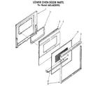 Kenmore 6654428995 lower oven door diagram