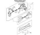 Kenmore 6654428995 wire harness and components diagram