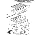 Kenmore 1069730220 compartment separator diagram